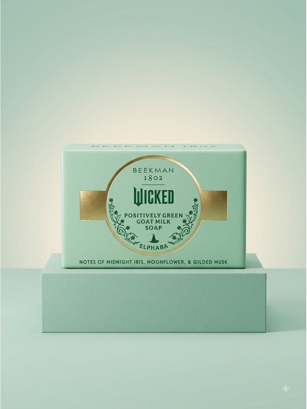 Beekman 1802 Wicked Elphaba Goat Milk Soap Bar, Midnight Iris & Moonflower